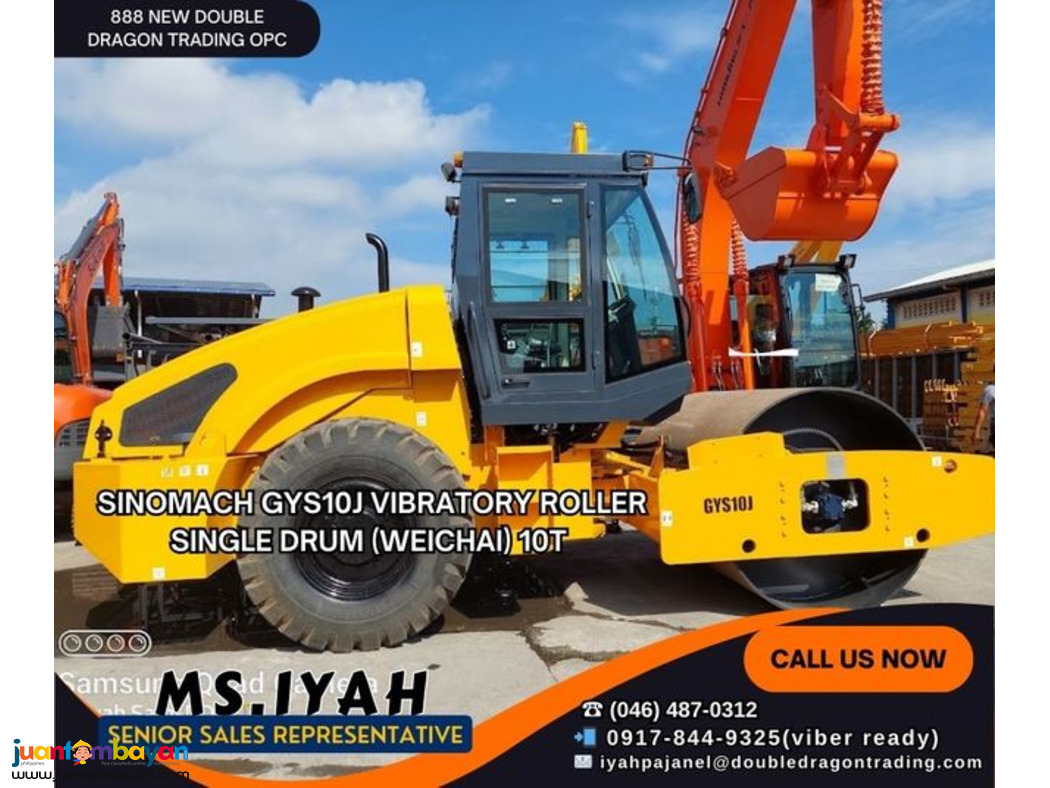 SINOMACH VIBRATORY ROLLER 10T