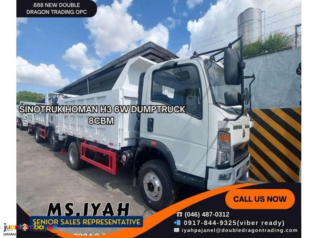 HOMAN H3 DUMPTRUCK 8CBM-