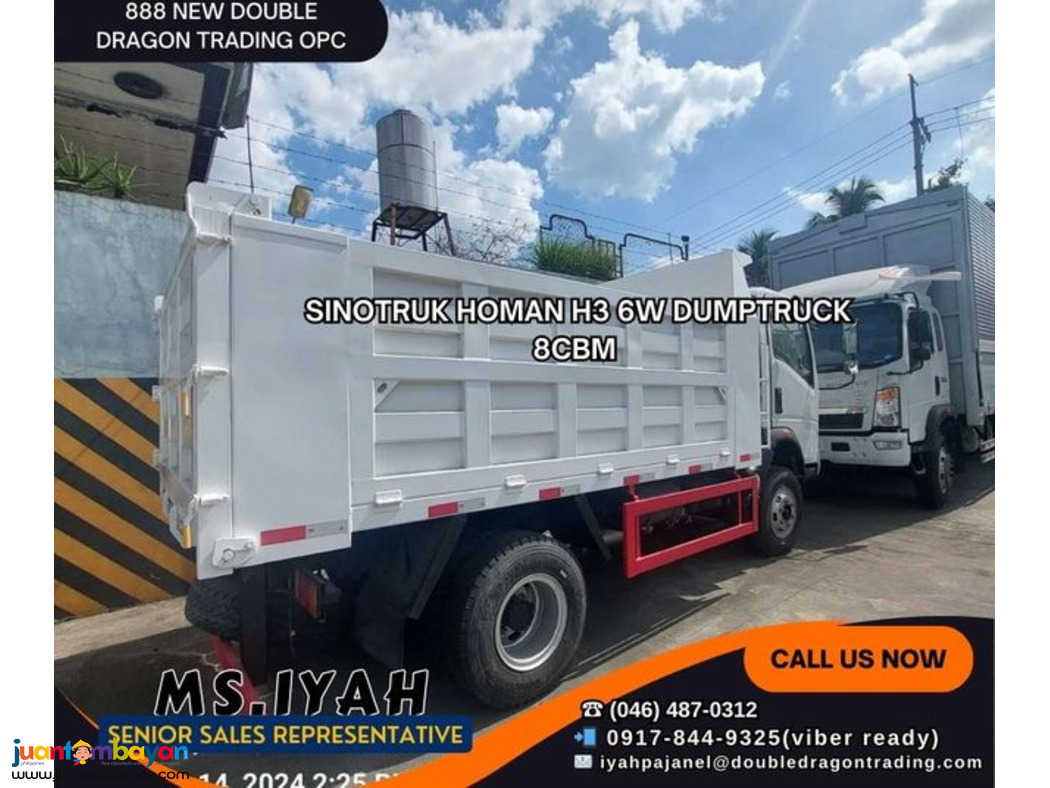 HOMAN H3 DUMPTRUCK 8CBM-