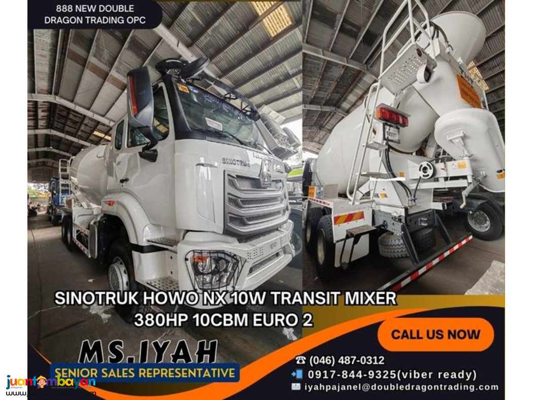 SINOTRUK HOWO NX TRANSIT MIXER 10CBM-