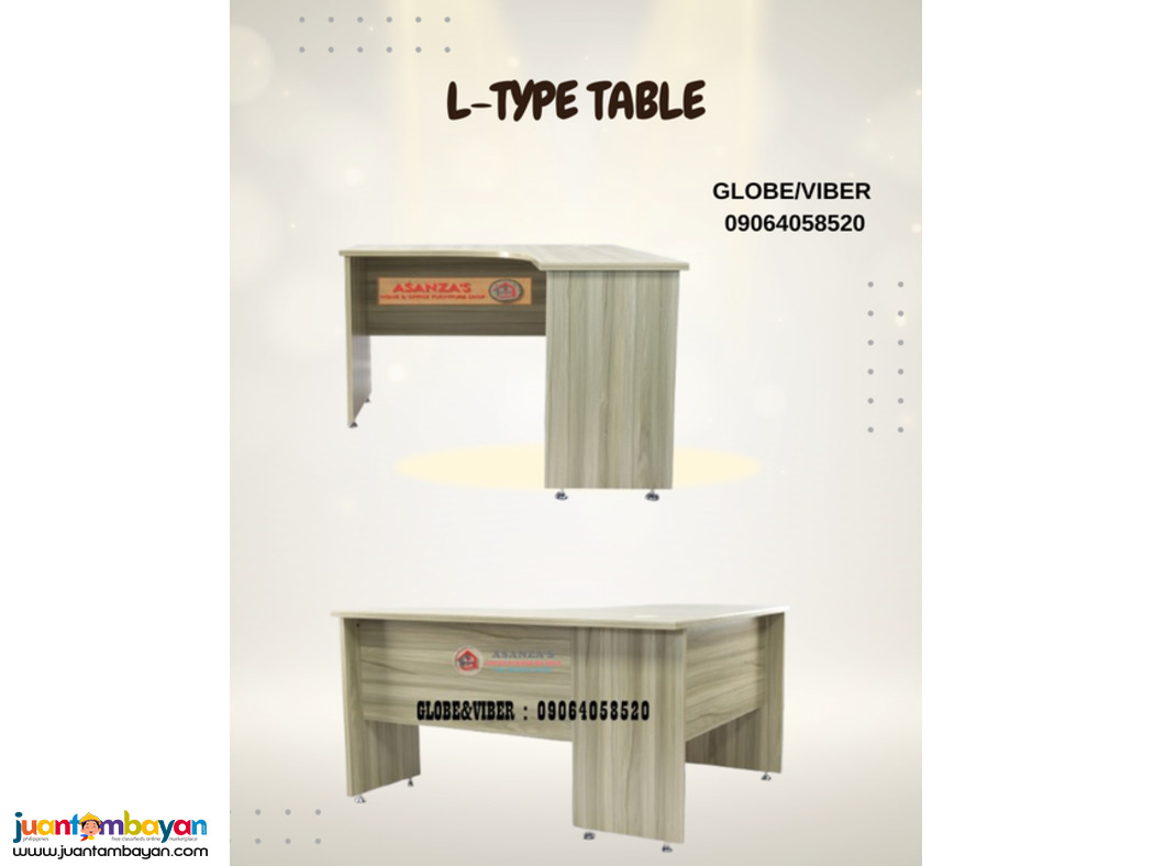 OFFICE L-TYPE TABLE 