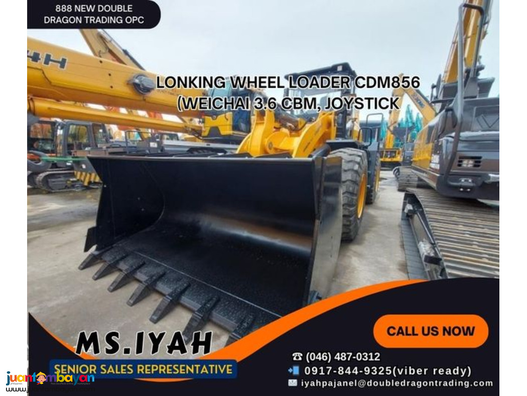  LONKING CDM856 (WEICHAI 3.6 CBM, JOYSTICK