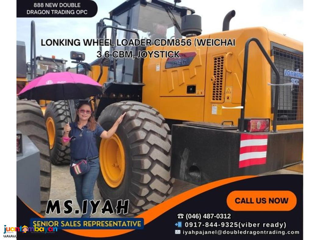  LONKING CDM856 (WEICHAI 3.6 CBM, JOYSTICK