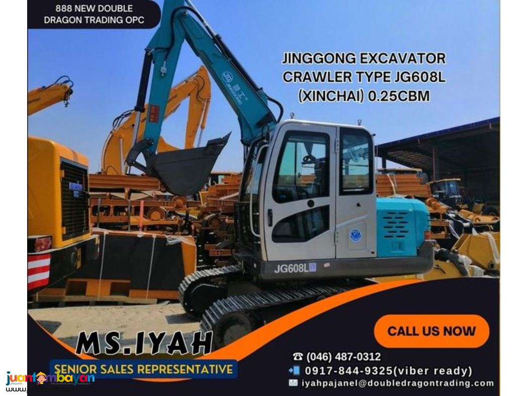 JINGGONG EXCAVATOR CRAWLER TYPE 0.25CBM