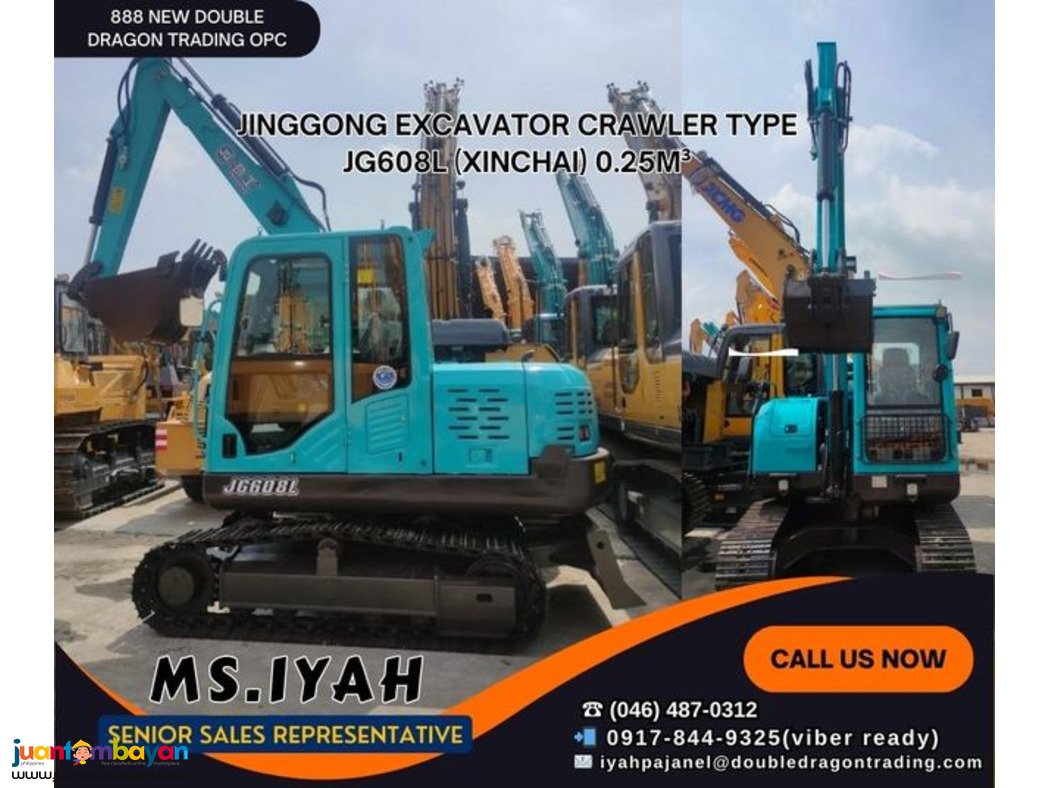 JINGGONG EXCAVATOR CRAWLER TYPE 0.25CBM