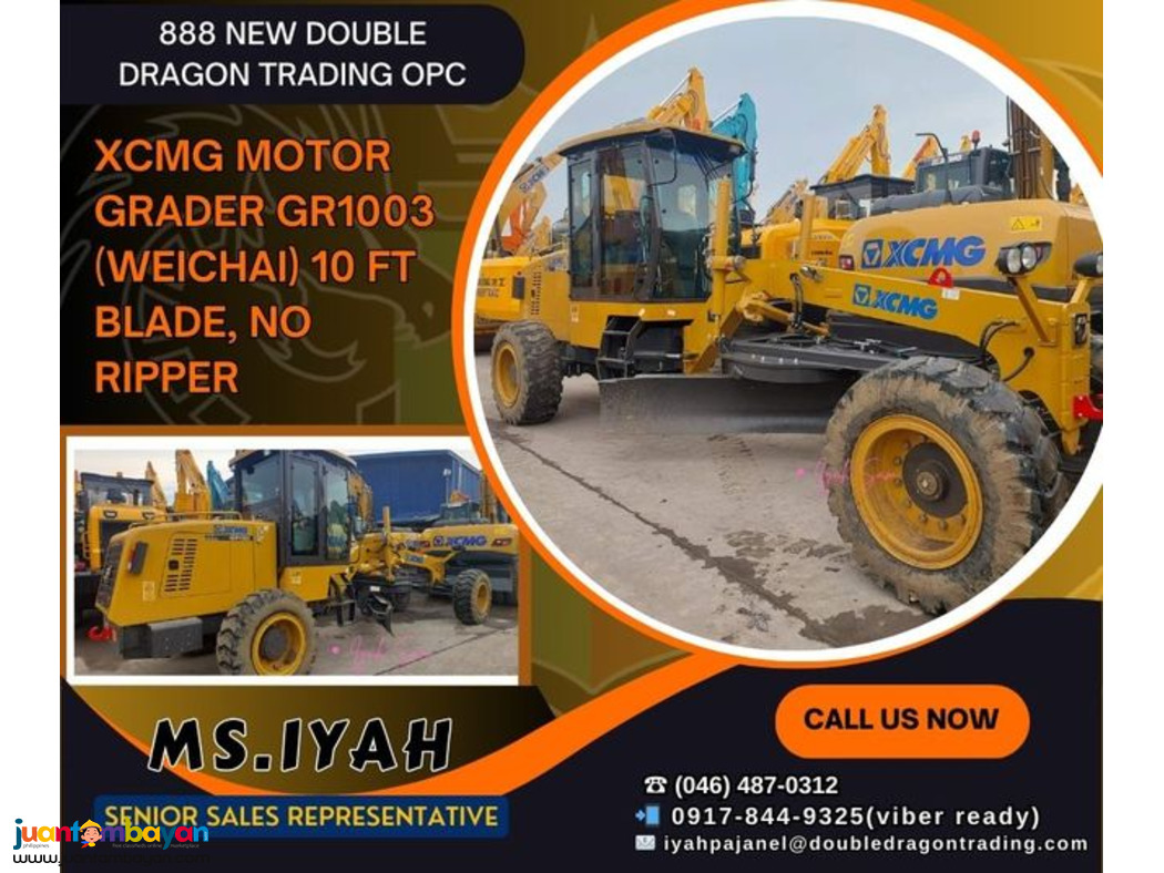 XCMG MOTOR GRADER 10 FT BLADE, NO RIPPER XCMG MOTOR GRADER 10 FT BLADE, NO RIPPER
