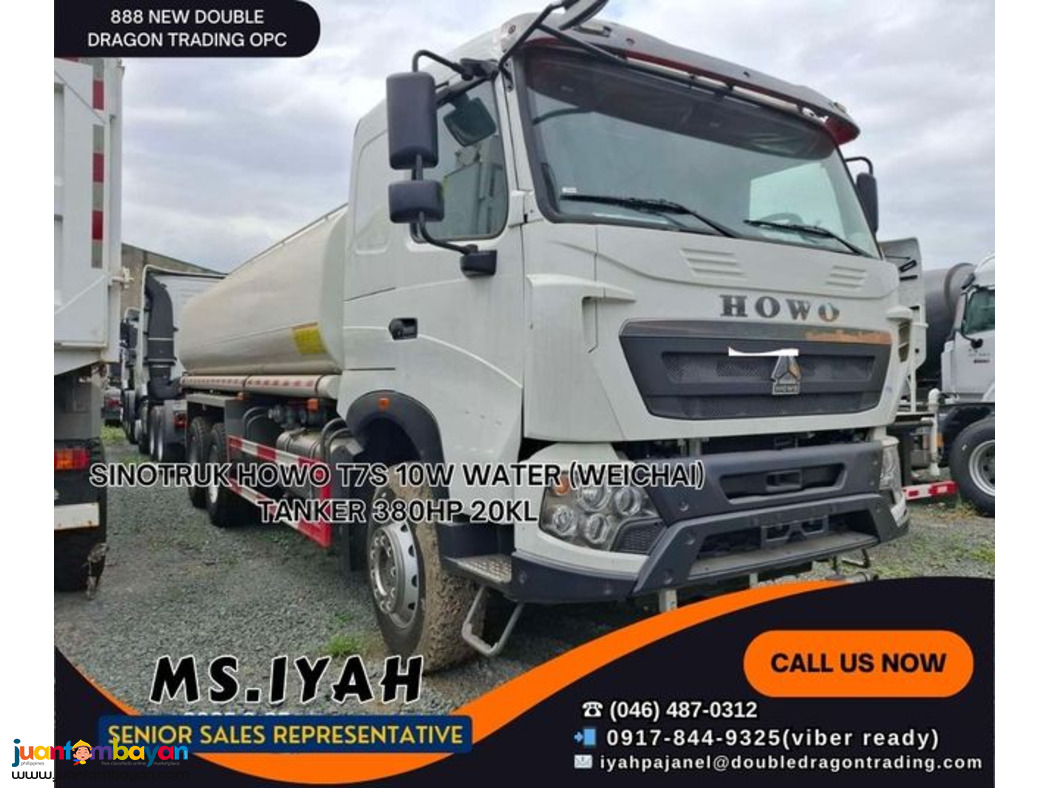 HOWO T7S 10W WATER TANKER 20KL-