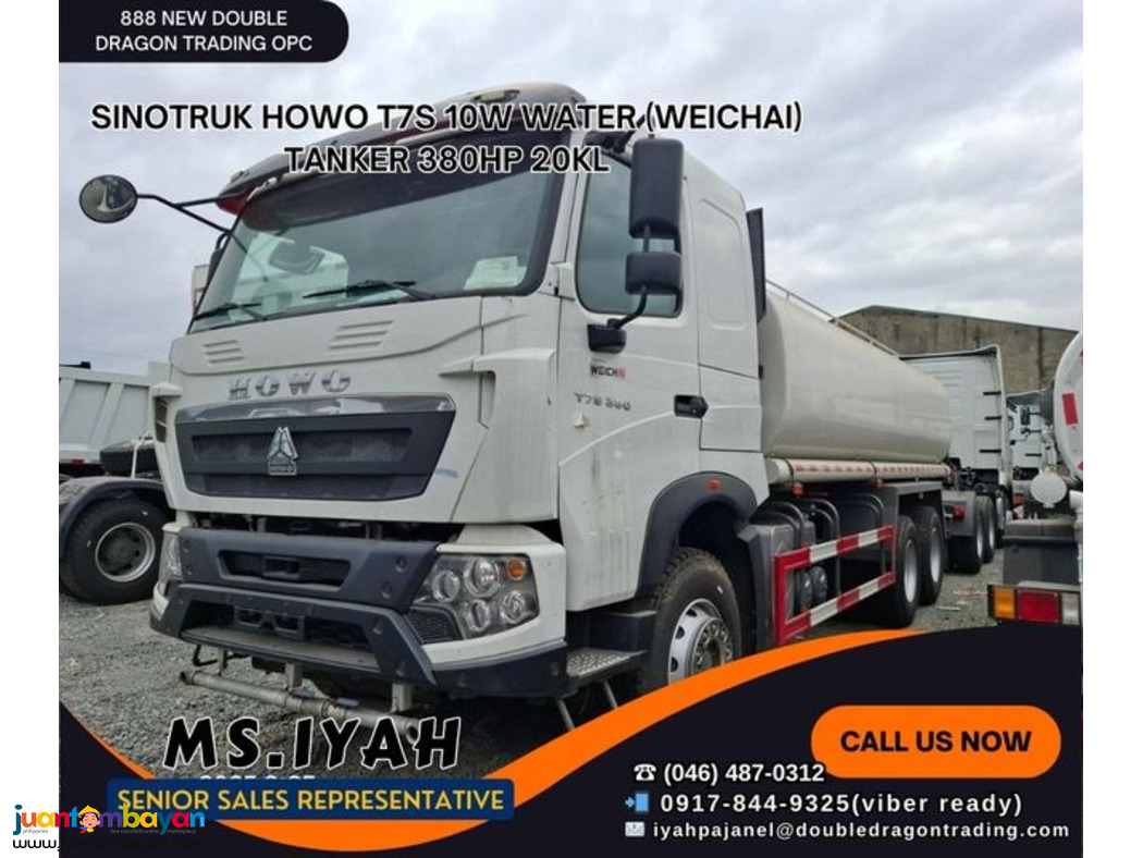 HOWO T7S 10W WATER TANKER 20KL-