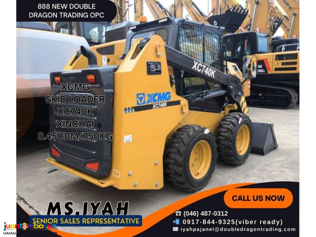 XCMG SKID LOADER XC740K  0.45CBM_750KG (XINCHAI)-
