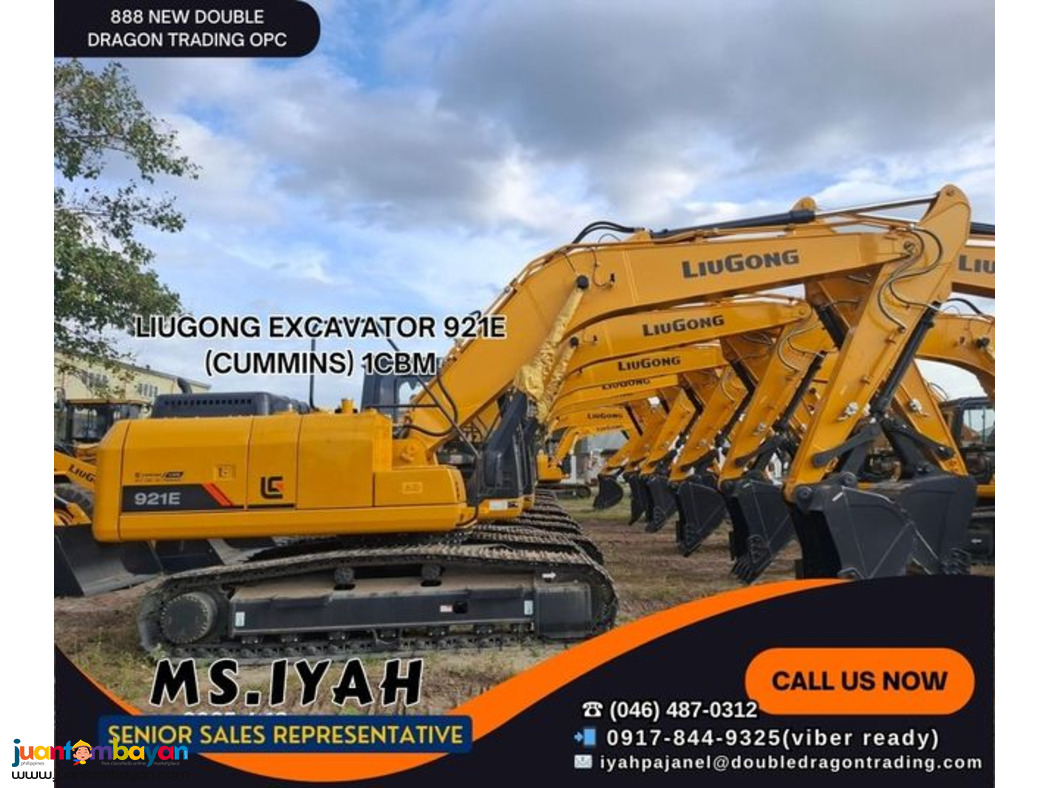LIUGONG 921E EXCAVATOR (CUMMINS) 1CBM