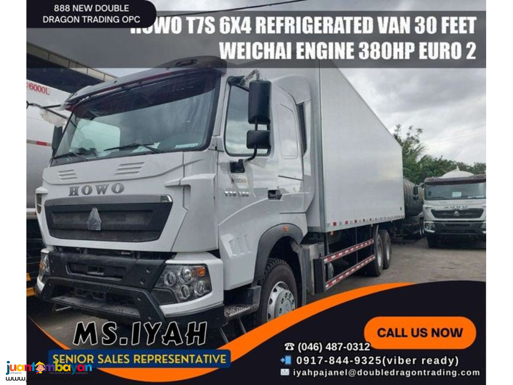 HOWO T7S REFRIGERATED VAN 30 FEET- (Special order)