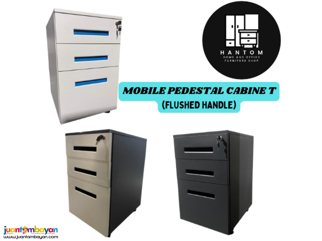 MOBILE PEDESTAL STEEL FILING CABINET