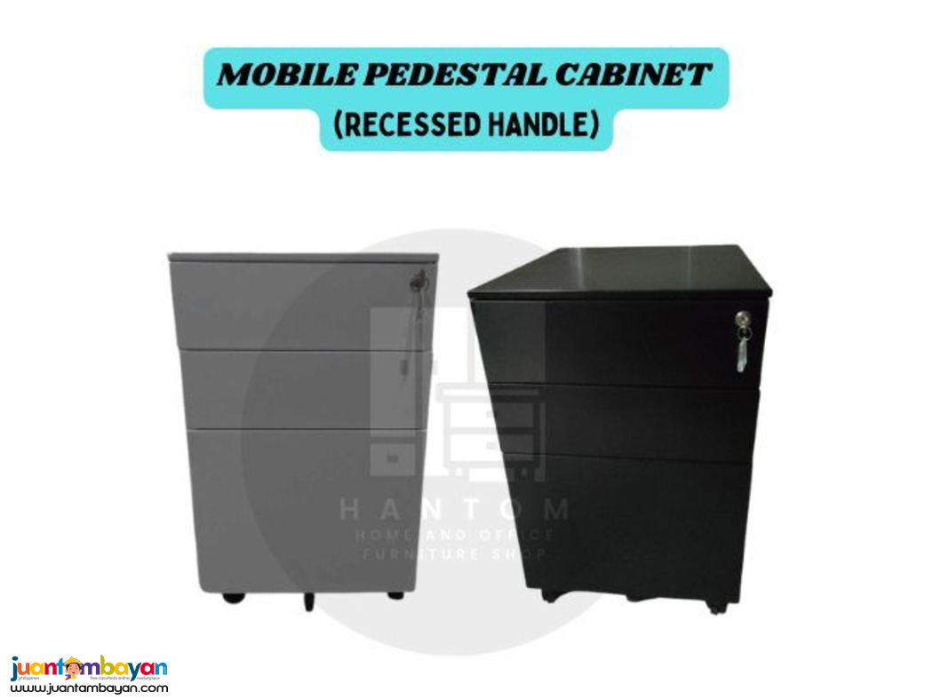 MOBILE PEDESTAL STEEL FILING CABINET