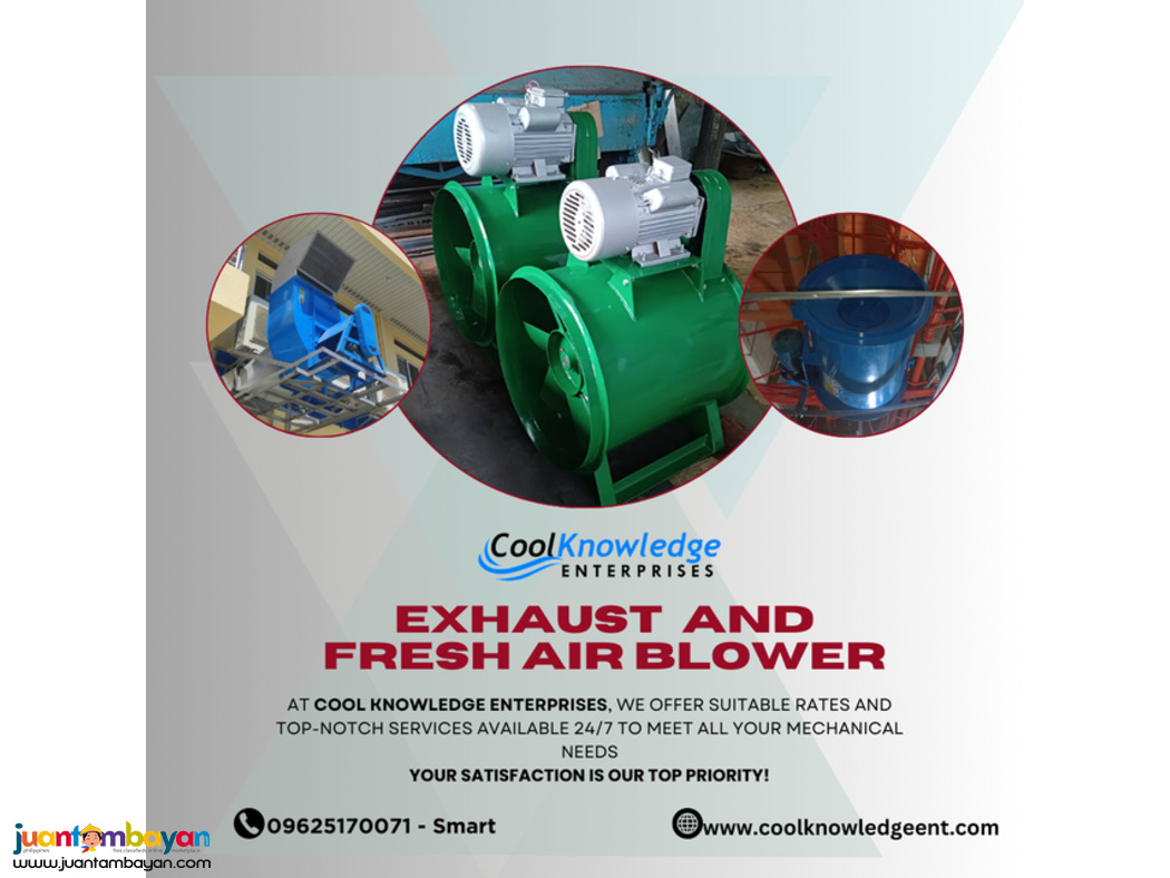 ++ install & supply ++ exhaust & fresh air blower ++