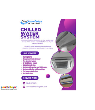 ++ CHILLED WATER ++ SUPPLY & INSTALLATION ++ AVAILABLE ++
