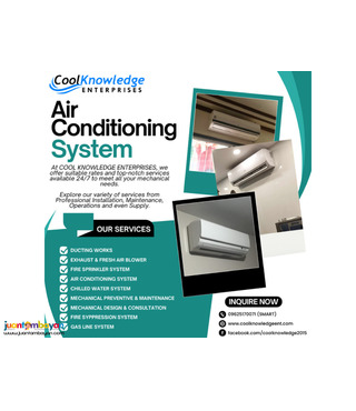 ++ SUPPLY & INSTALLATION ++ AIR CONDITION ++ AVAILABLE