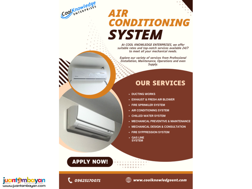 ++ SUPPLY & INSTALLATION ++ AIR CONDITION ++ AVAILABLE