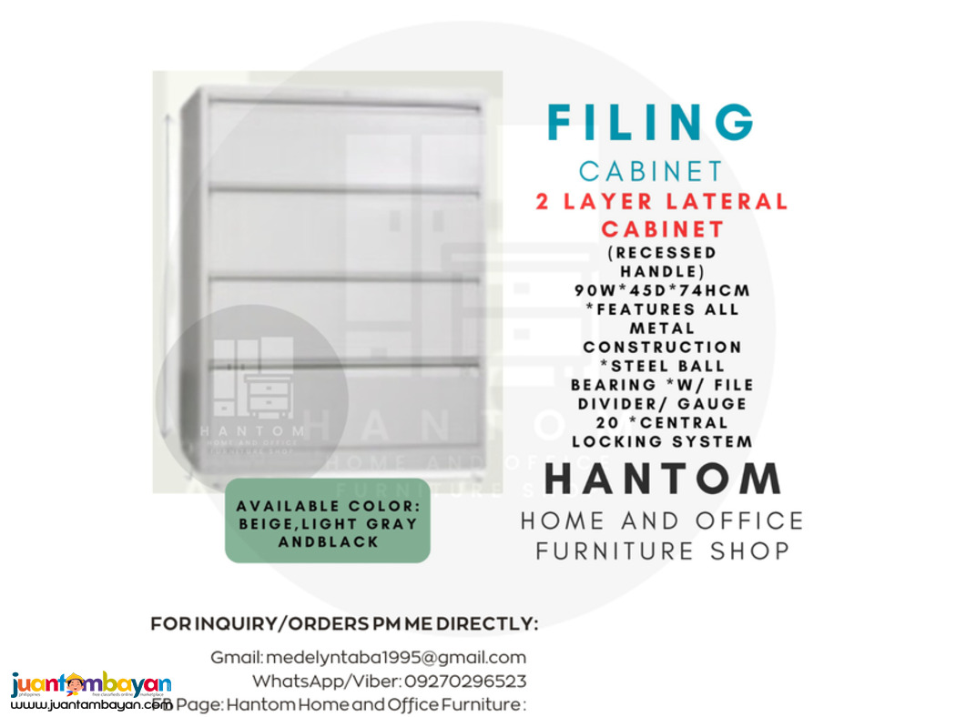 STEEL FILING CABINET (LATERAL & VERTICAL)