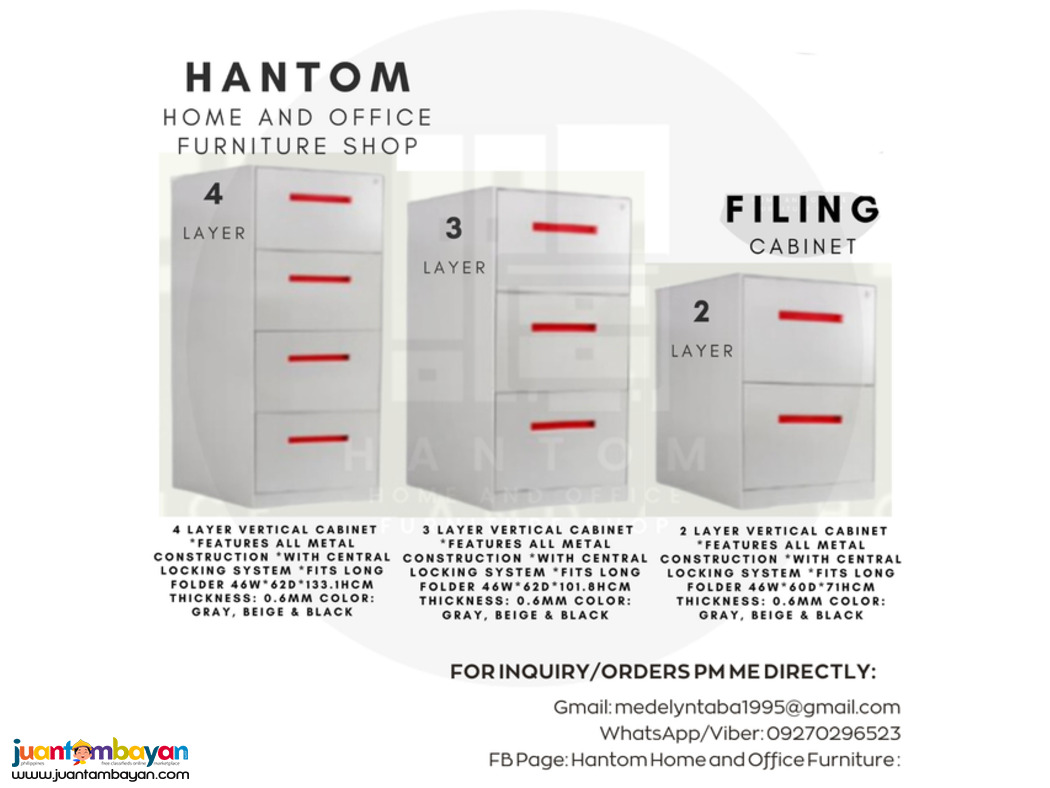 STEEL FILING CABINET (LATERAL & VERTICAL)