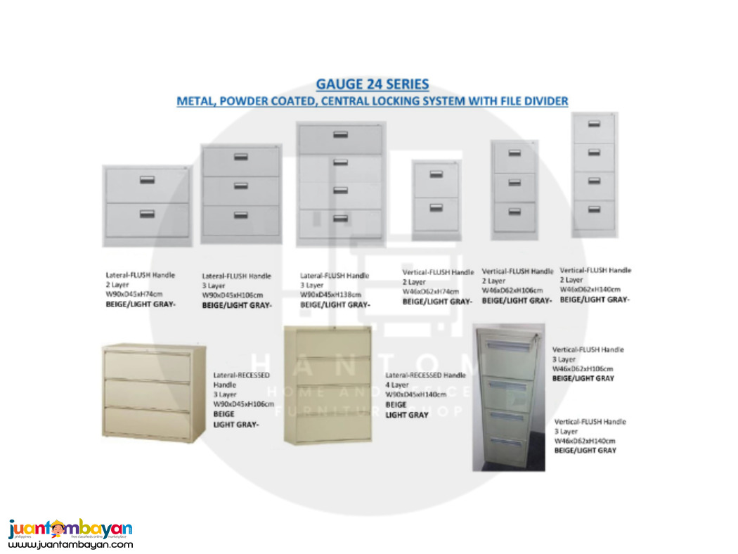 STEEL FILING CABINET (LATERAL & VERTICAL)