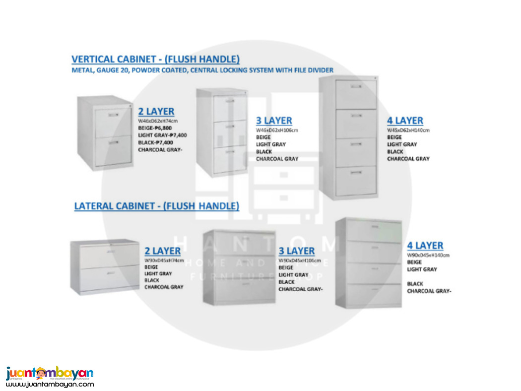 STEEL FILING CABINET (LATERAL & VERTICAL)