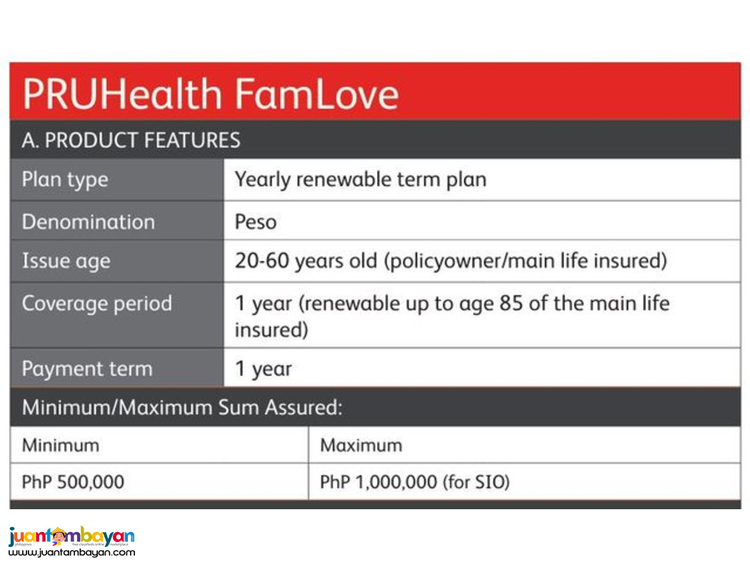 PRU LIFE UK Insurance Health Protection for Family, Partner, Child