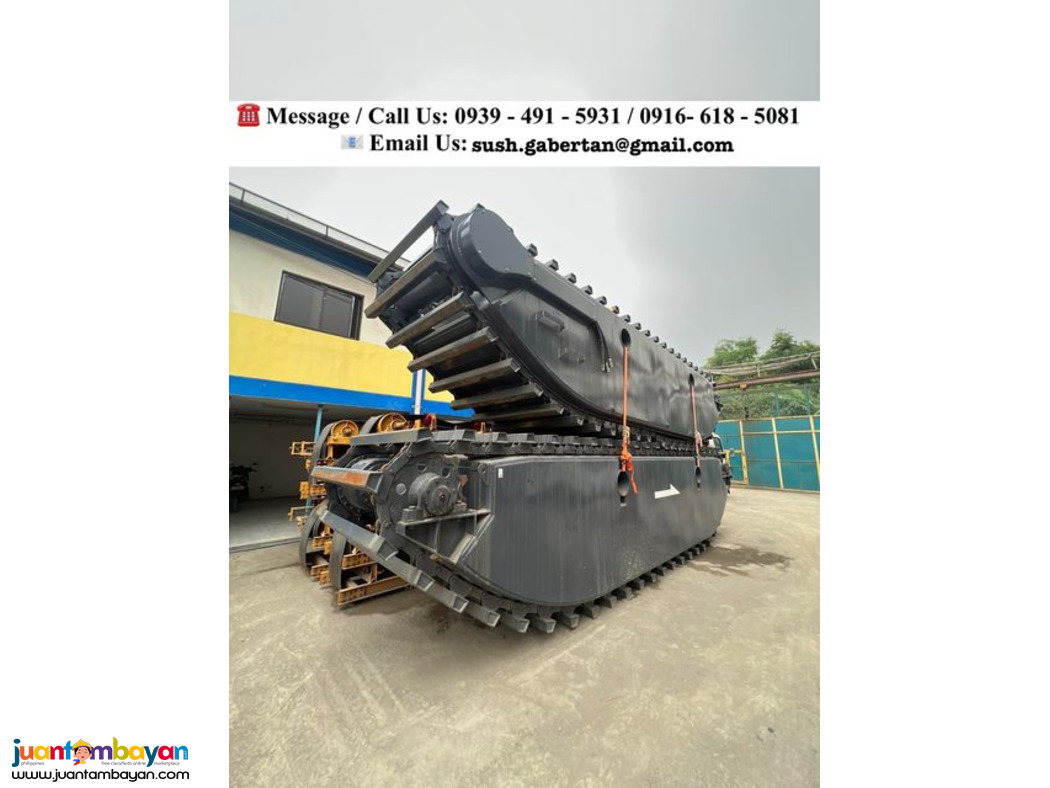 amphibious Backhoe excavator 