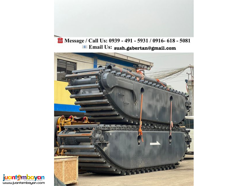 amphibious Backhoe excavator 