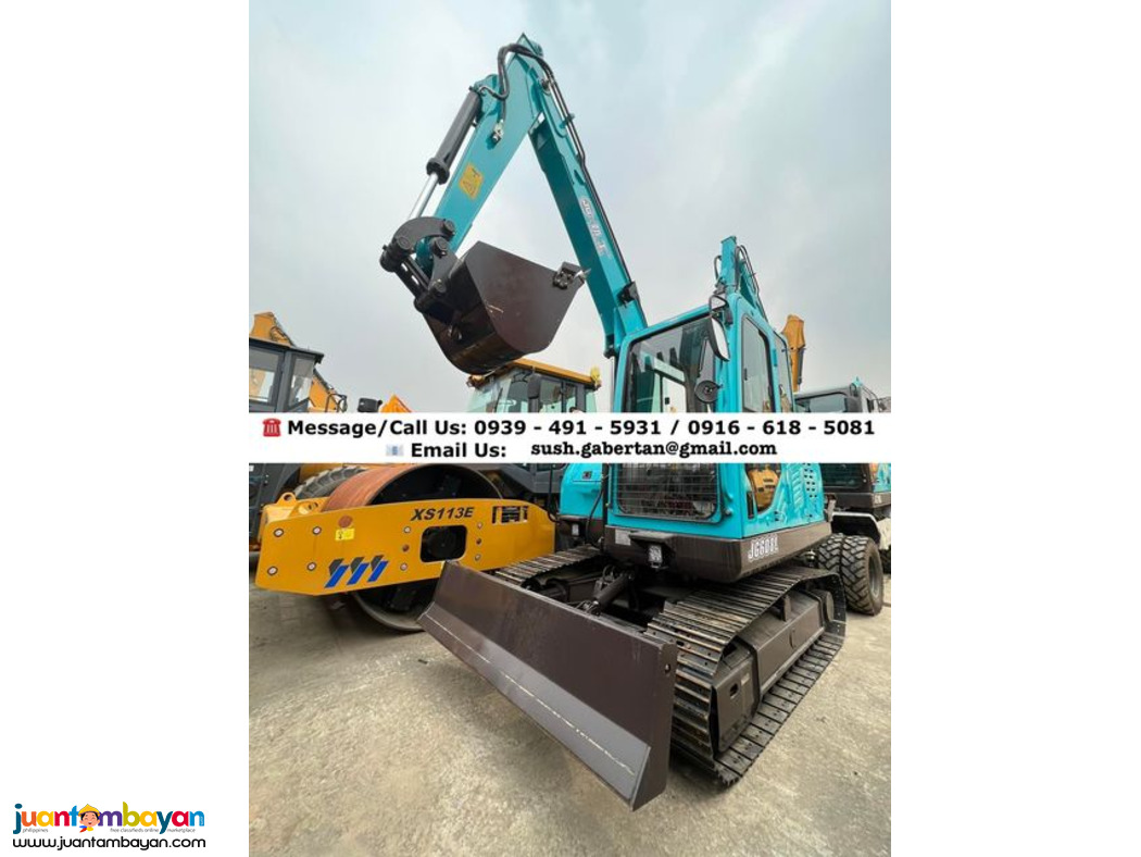 mini Backhoe Excavator 0.25cbm Jinggong JG608L 