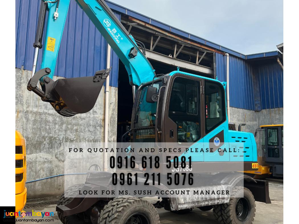 Jinggong Jg708s WHEEL EXCAVATOR WITH DOZER 0.25CBM