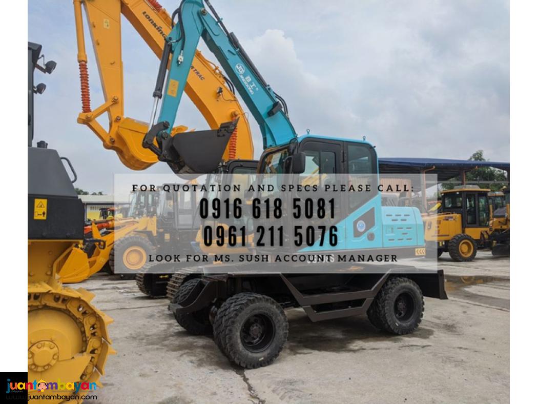 Jinggong Jg708s WHEEL EXCAVATOR WITH DOZER 0.25CBM