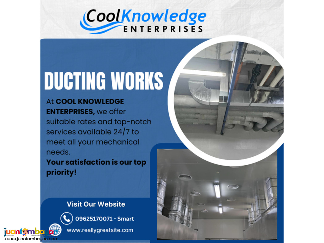 ===DUCTING WORKS--AVAILABLE===
