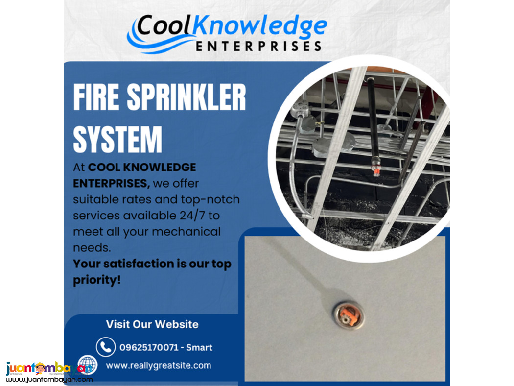 ===FIRE SPRINKLER SYSTEM---AVAILABLE===