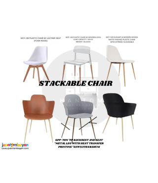 STACKABLE TABLE & CHAIR 