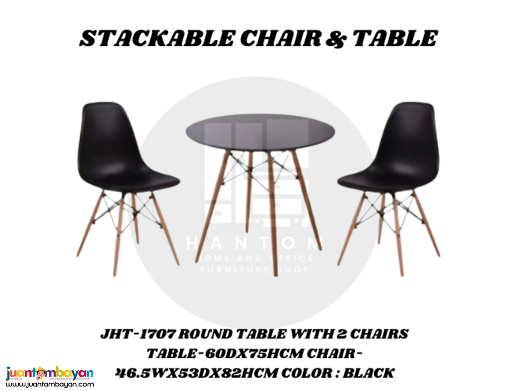 STACKABLE TABLE & CHAIR 