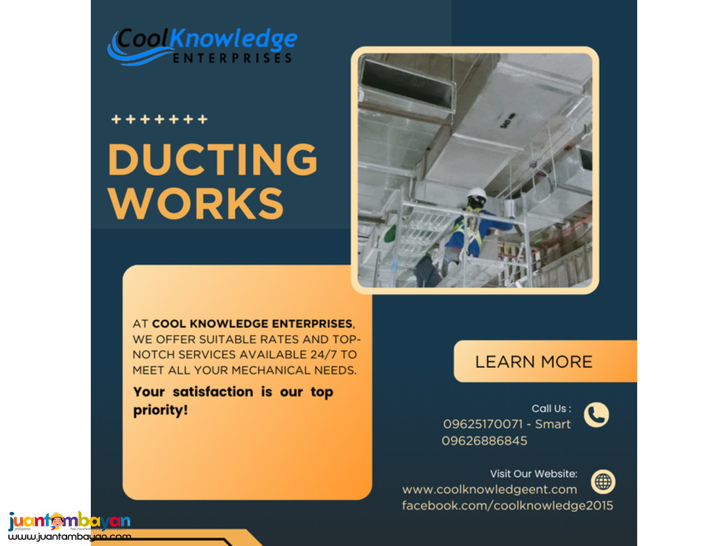 ducting works || Cool Knowledge