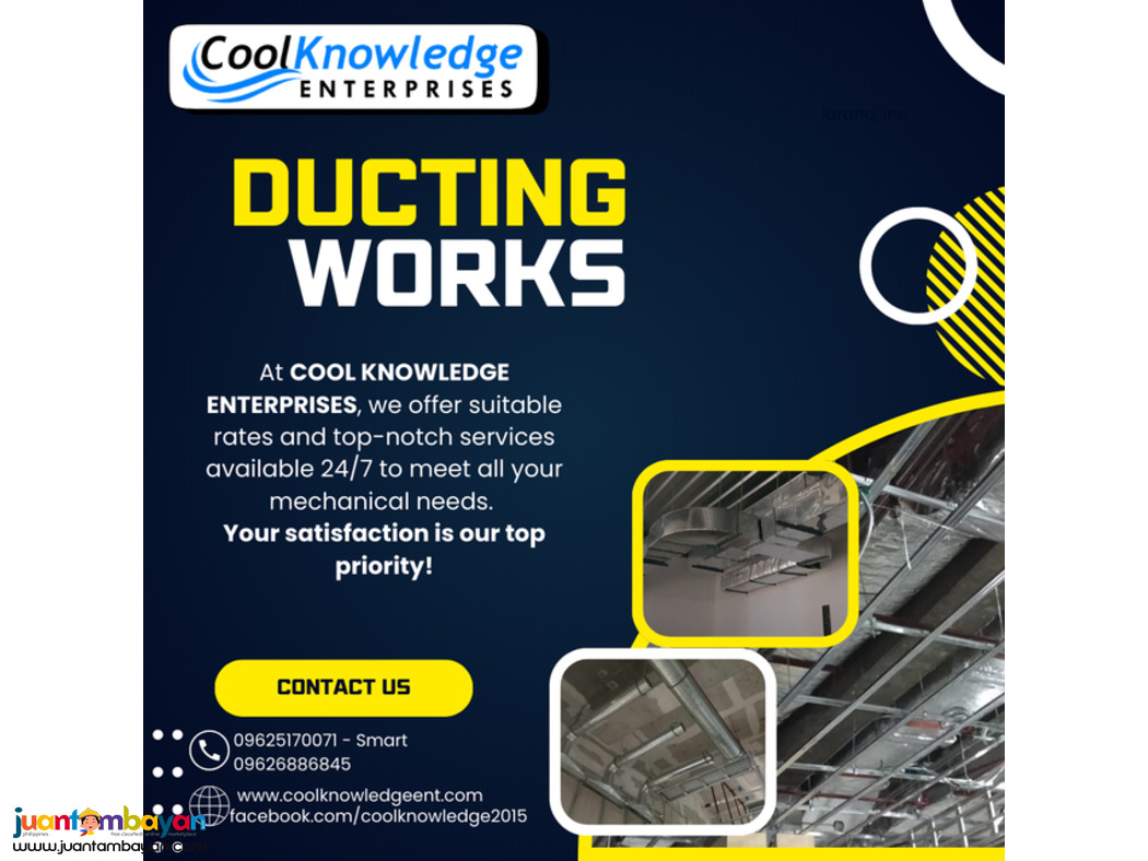 ducting works || Cool Knowledge