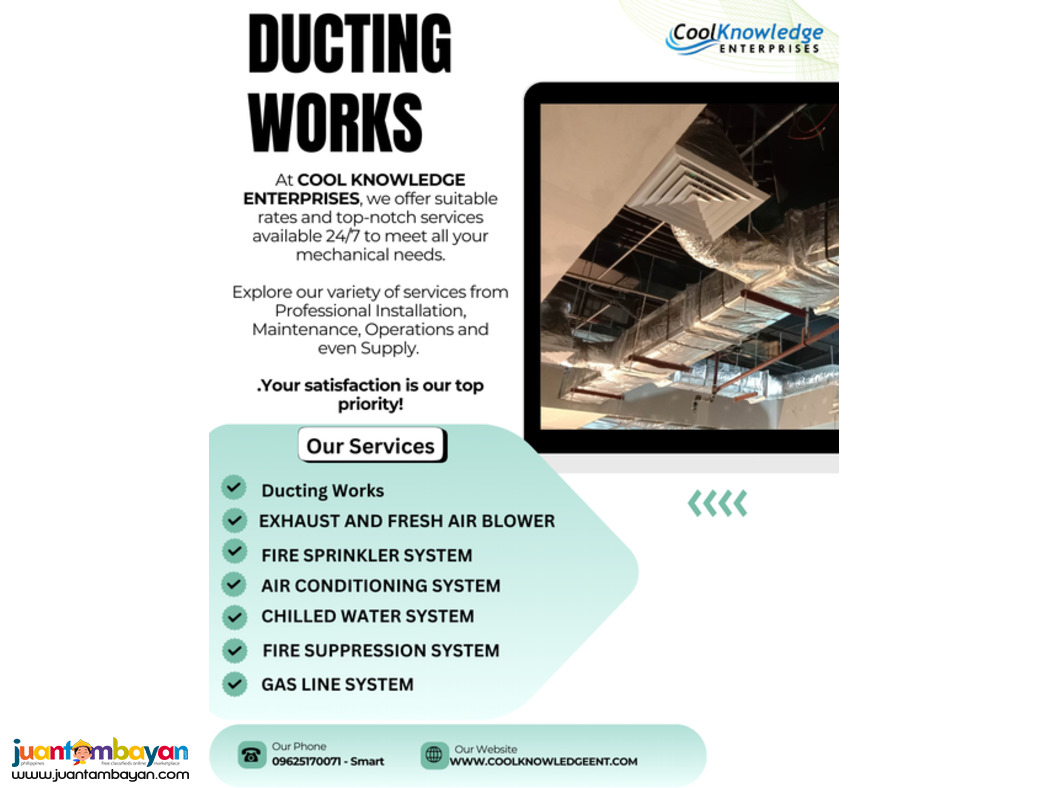 ducting works || Cool Knowledge