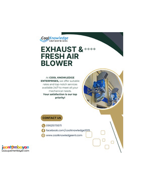 eXHAUST AND AIR FRESH BLOWER - COOL KNOWLEDGE 
