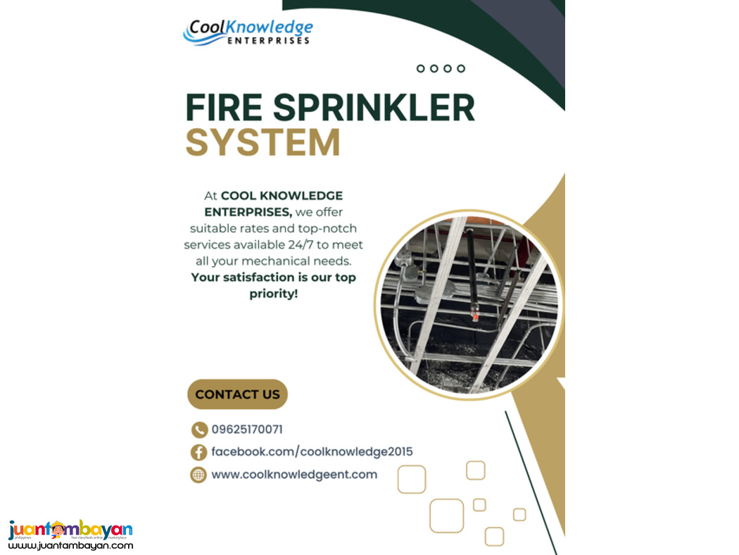 ++FIRE SPRINKLER-- AVAILABLE++