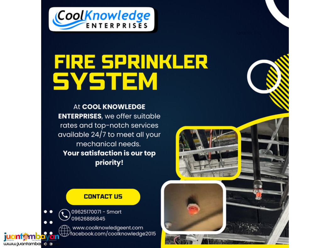 ++FIRE SPRINKLER-- AVAILABLE++