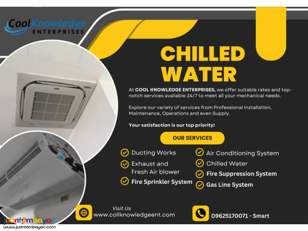 ----CHILLED WATER SYSTEM+++AVAILABLE----
