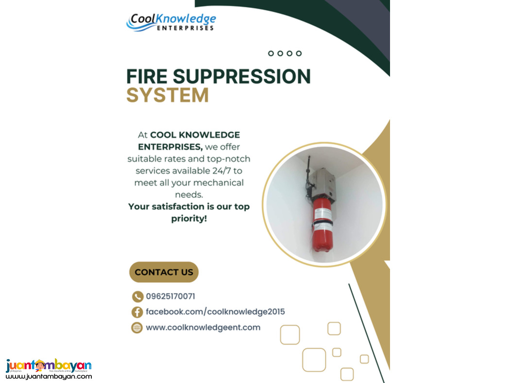 FIRE SUPPRESSION SYSTEM -- AVAILABLE 