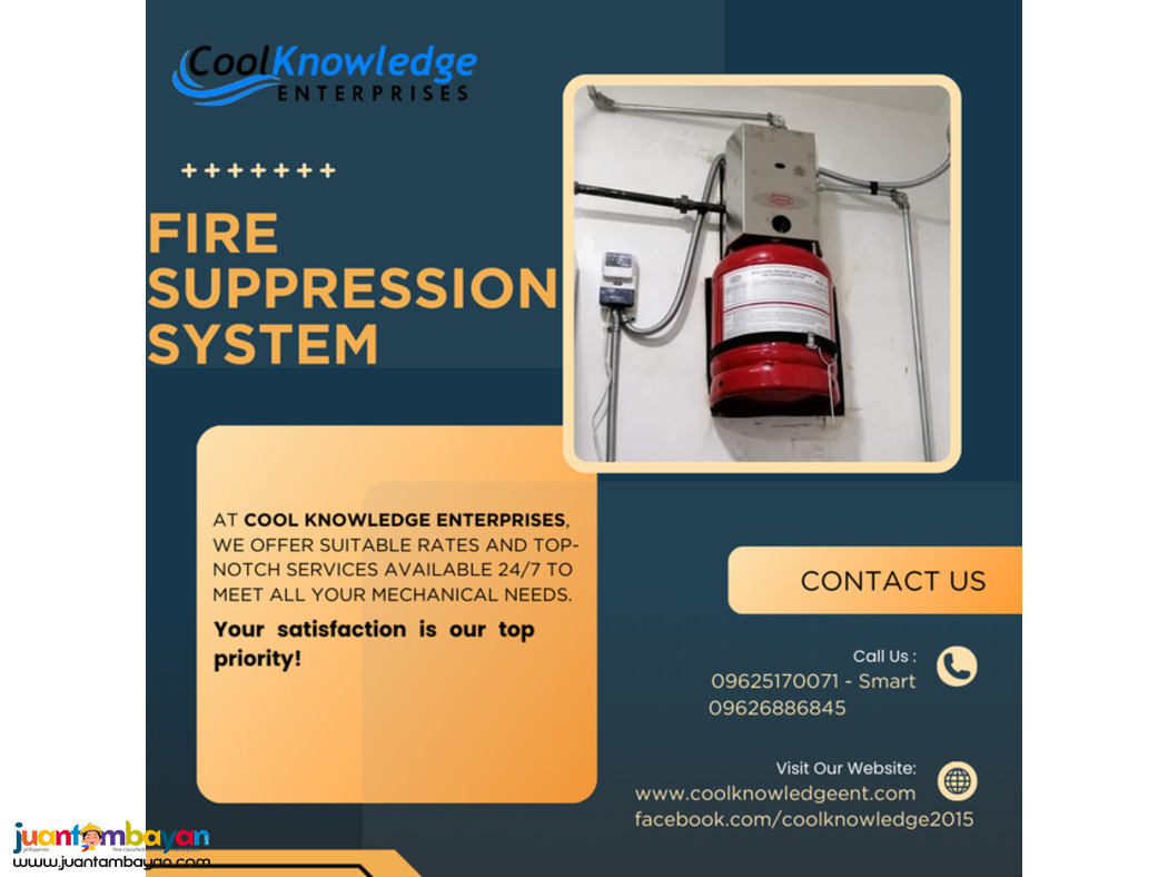 FIRE SUPPRESSION SYSTEM -- AVAILABLE 