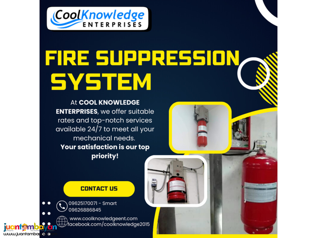 FIRE SUPPRESSION SYSTEM -- AVAILABLE 