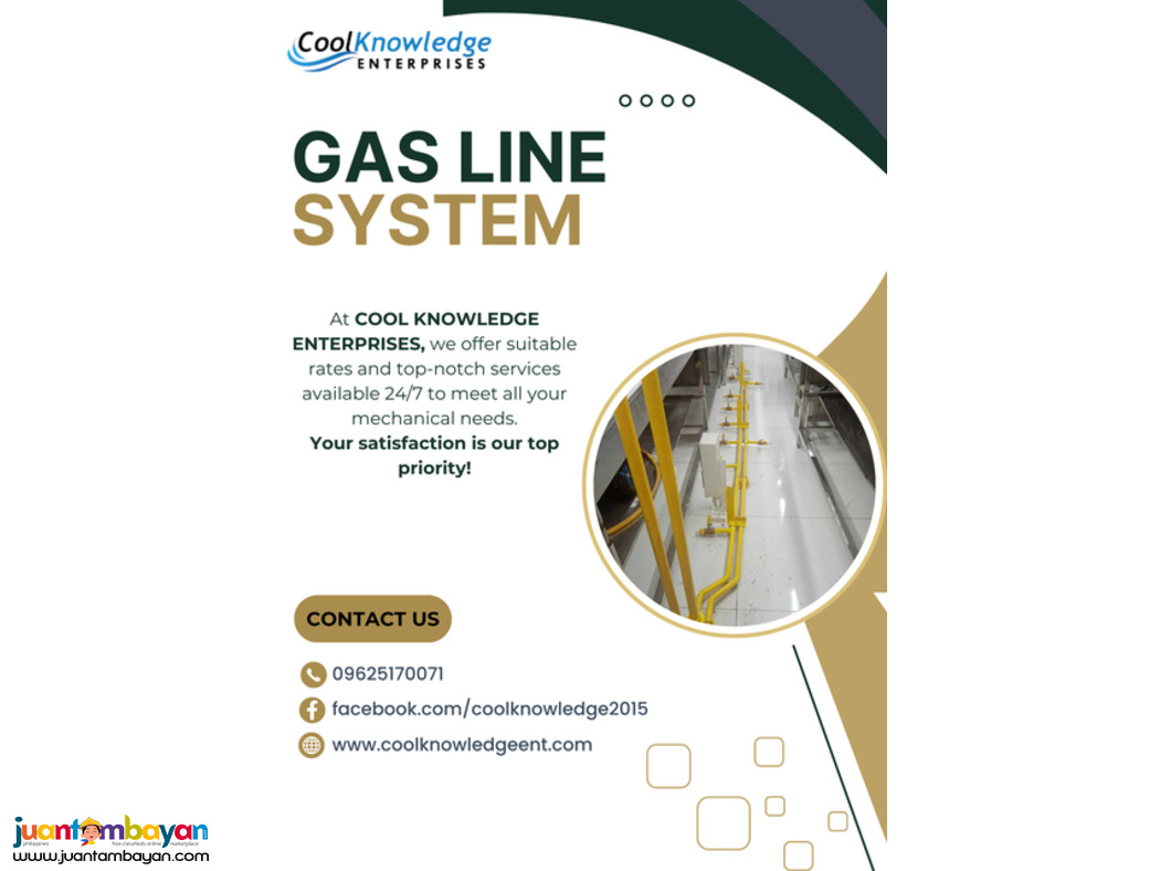 GAS LINE SYSTEM -- AVAILABLE