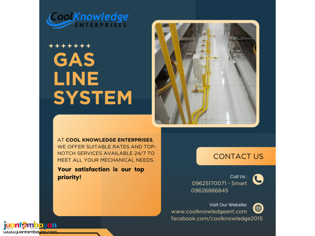 GAS LINE SYSTEM -- AVAILABLE