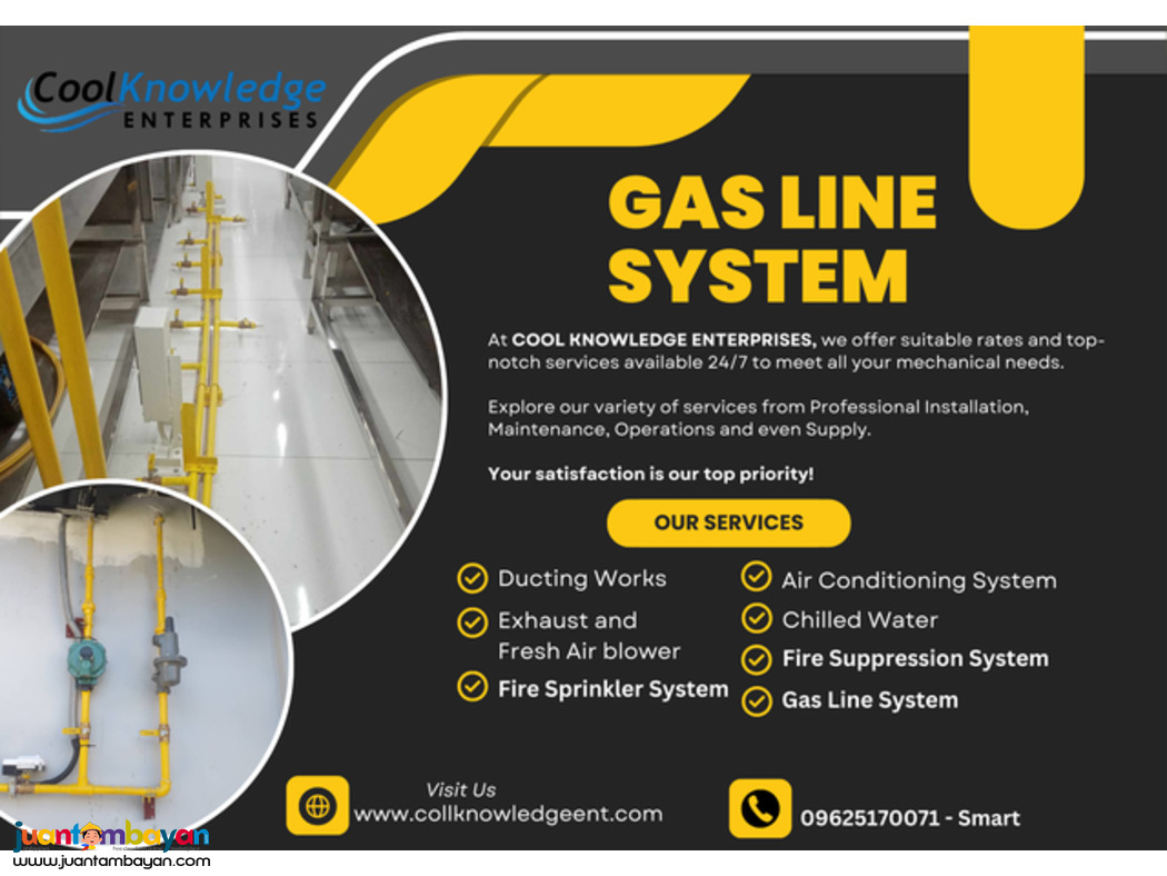 GAS LINE SYSTEM -- AVAILABLE