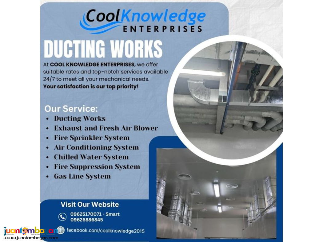 .....DUCTING WORKS - COOL KNOWLEDGE...... 