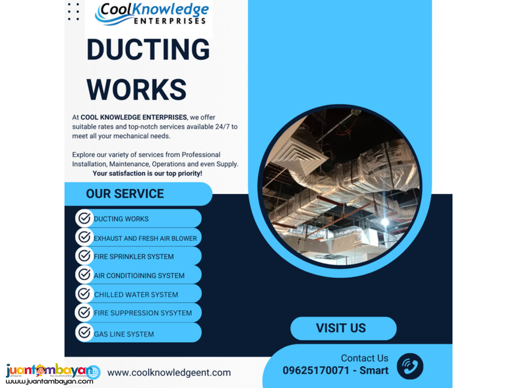 .....DUCTING WORKS - COOL KNOWLEDGE...... 
